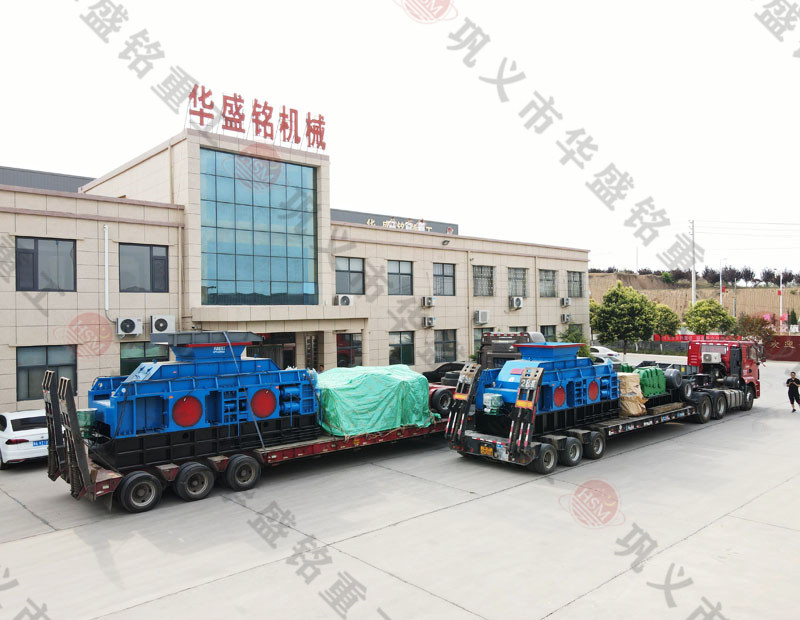 水泥废料用什么破碎好？就用液压对辊制砂机